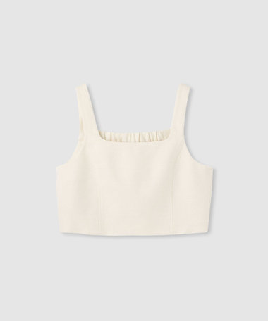 シャークスキンショートジレ