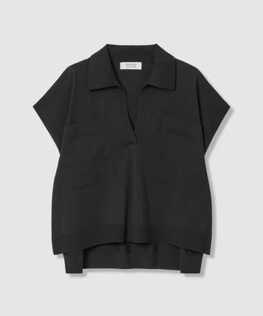 【LOULOU WILLOUGHBY】ハイツイストスキッパープルオーバー