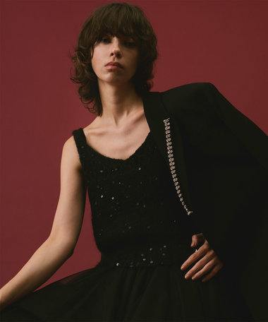 スパンコールモヘヤキャミ