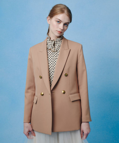 【LOULOU WILLOUGHBY】ポリドビーダブルジャケット