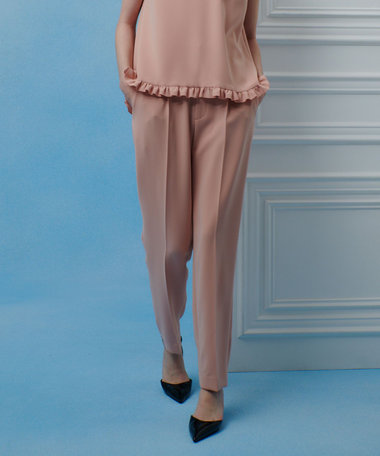 【LOULOU WILLOUGHBY】ハイバックテーパードパンツ