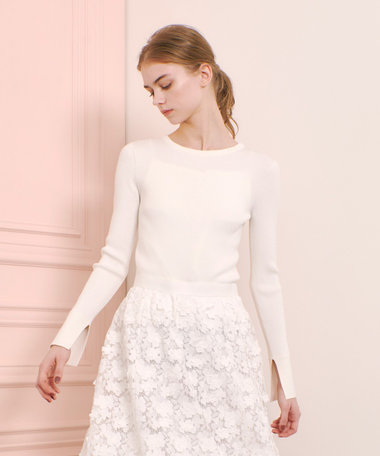 【LOULOU WILLOUGHBY】2WAY RIB プルオーバー