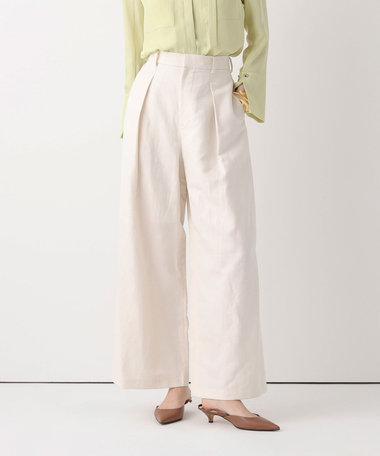 シャークスキンワイドパンツ