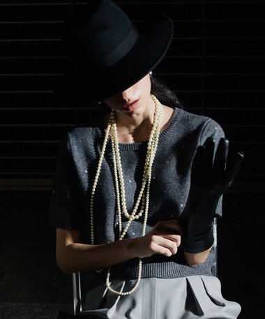 【Italguanto(イタルグアント)】LEATHER LONG GLOVES