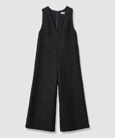 【LOULOU WILLOUGHBY】ファンシーツイードオールインワン