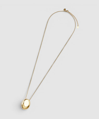 【PETIT MOMENTS(プティ・モーメント)】OVAL CHARM NECKLACE