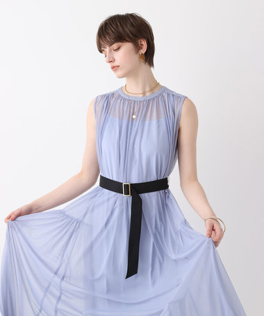 エスパンディワイドベルトワンピース