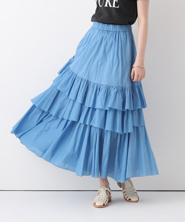 イレギュラーティアードスカート