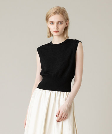 【LOULOU WILLOUGHBY】リブコルセットラメプルオーバー