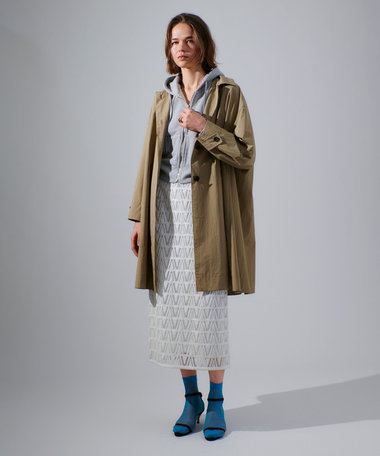 アルアバイル❤︎ロングスカート2025現行品❤︎試着のみ ◇ストレッチデニムタイトロングスカート | allureville (Women