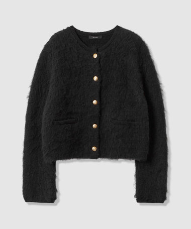 新品タグ付　ルルウィルビー　ペプラム　カーディガン　アルアバイル　黒 セール】 【LOULOU WILLOUGHBY】ペプラムカーディガン