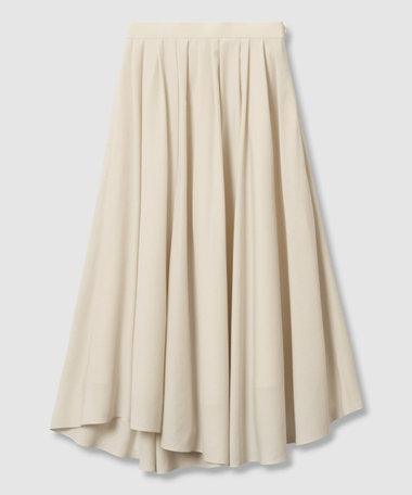 タイプライターイレギュラーヘムスカート