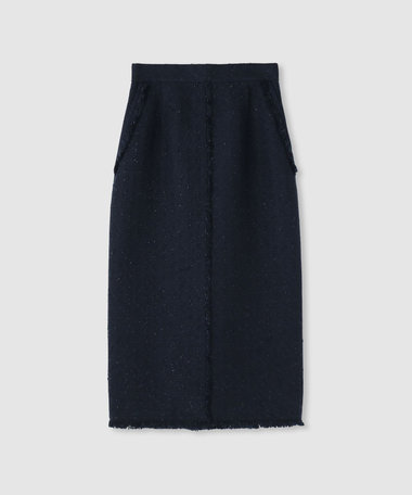 ニュアンスタイトツィードスカート