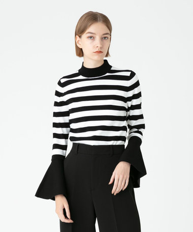 【LOULOU WILLOUGHBY】トランペットカフプルオーバー