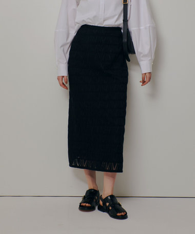 クロッシェ風レーススカート