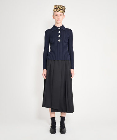 【NACKIYE(ナキエ)】 SUGARMAN KNIT LS POLO