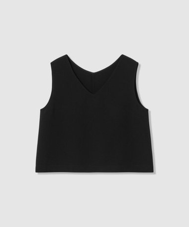 【ATELIER Line】ダブルクロスショートVネックプルオーバー