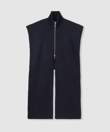 【UJOH(ウジョー)】ZIP STOLE KNIT