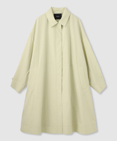 ステンカラーフレアコート