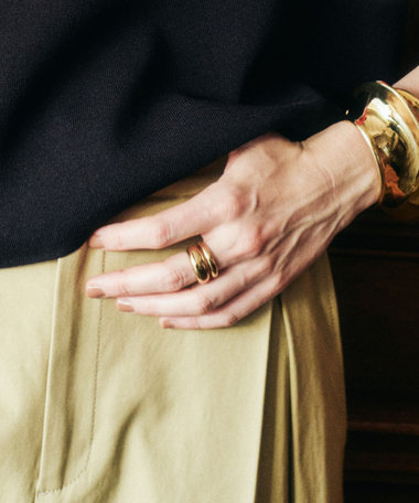 【PHILIPPE AUDIBERT(フィリップオーディベール)】　KYLER RING GOLD