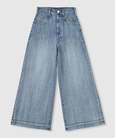 ◇【LOULOU WILLOUGHBY】デニムバギーパンツ