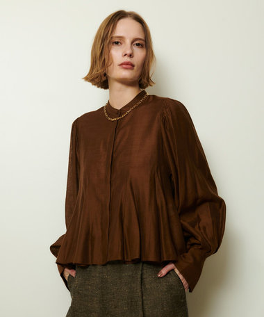 ヘムマチフレアブラウス