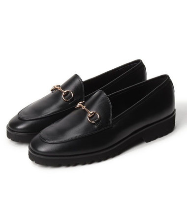 【在庫セール】CASTELLANO◆カステラーノ　未使用品 ローファー　本革　靴　ブラック　サイズ３７ 23.5cm