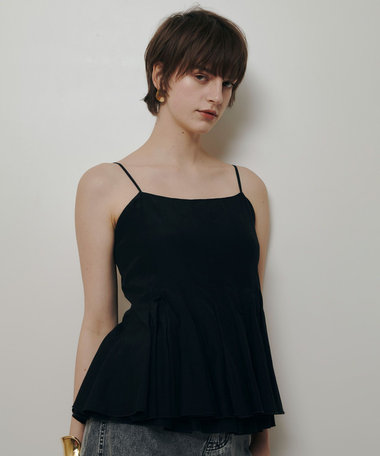 リライムローンペプラムキャミソール