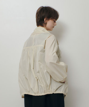 メモリータフタスタンドカラーブルゾン