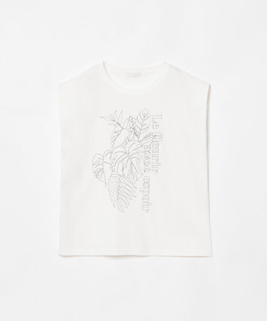 ボタニカル刺繍Tシャツ|allureville OFFICIAL SITE / ONLINE