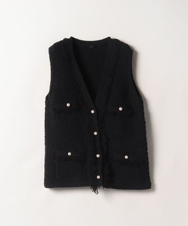 2025新発 フリゼニットジレ|allureville OFFICIAL SITE / ONLINE SHOP トップス