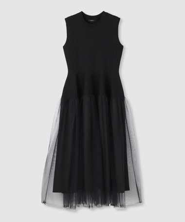【美品】 【上質】 日本製 アルアバイル 長袖 ロングドレス 1 ブルー ♪ ワンピース|商品一覧｜allureville OFFICIAL SITE / ONLINE SHOP