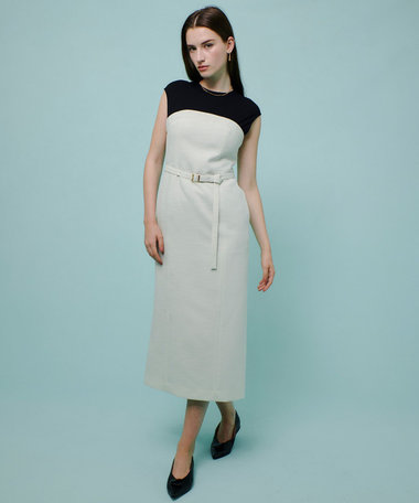 コンパクトツイルカットコンビワンピース|allureville OFFICIAL SITE