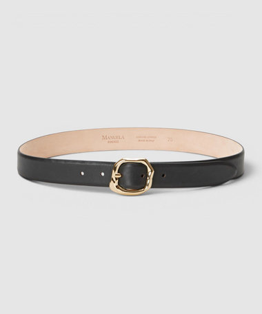 【MANUELA FIRENZE(マニュエラ フィレンツェ)】SQUARE BUCKLE BELT
