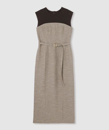 コンパクトツイルカットコンビワンピース