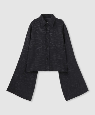 【MM6 Maison Margiela/エムエム6 メゾン マルジェラ】2WAYジャカードブラウス