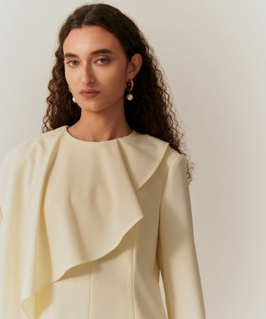 【LOULOU WILLOUGHBY】2WAYケープワンピース