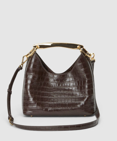 【Elleme(エレメ)】SMALL BOOMERANG CROCO ハンドバッグ