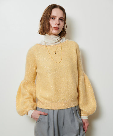 モヘヤスパンコールプルオーバー