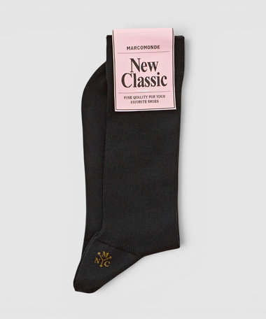 【MARCOMONDE(マルコモンド)】FINE GAUZE COTTON RIBBED SOCKS