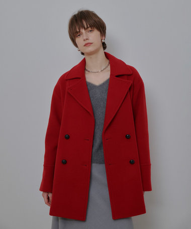 パイルメルトンデザインPコート|allureville OFFICIAL SITE / ONLINE