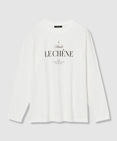 ステッカーロゴロングTシャツ