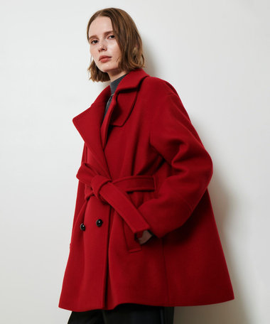 パイルメルトンデザインＰコート