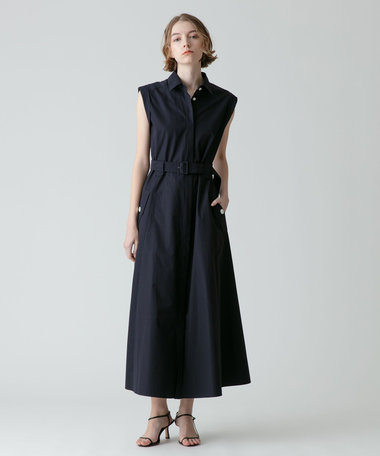 【allureville × CLASSY.ONLINE】サイドタックシャツワンピース, ネイビー (65), 01(S)