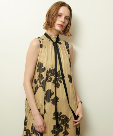 allureville バナナ リーフ柄　ノースリーブ　Aラインワンピース ワンピース|商品一覧｜allureville OFFICIAL SITE / ONLINE SHOP