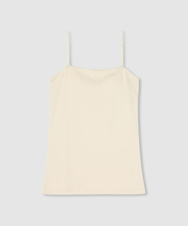 スクエアネックカップインキャミソール