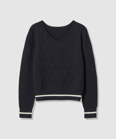 Ｗミニケーブルプルオーバー