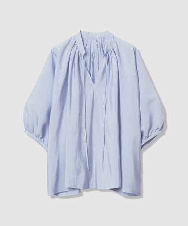 ギャザーボリュームスタンドブラウス