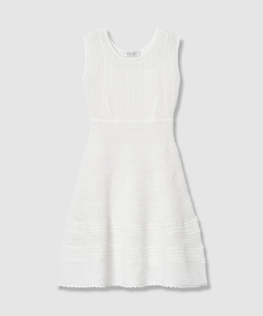 【LOULOU WILLOUGHBY】メッシュクロッシェミニワンピース