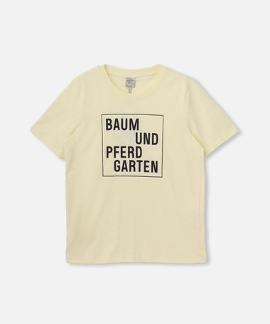 【BAUM UND PFERDGARTEN(バウムアンドヘルガーデン)】 JAWO PRINTED TSHIRTS